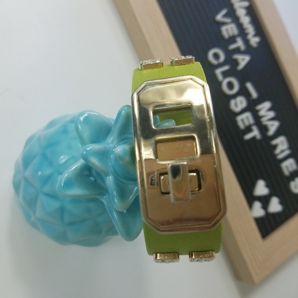 LEATHER AND CRYSTAL BRACELET - Picture 5 of 6